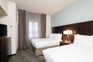 Drift to sleep in a comfortable bed after a wonderful day outside.
