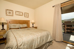 Drift to sleep in the comfortable queen beds