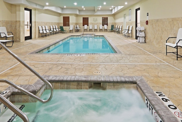 Take a dip in the pool.