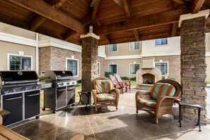 Enjoy on-site amenities such as the shared BBQ area.
