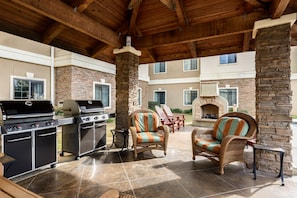 Enjoy on-site amenities such as the shared BBQ area.