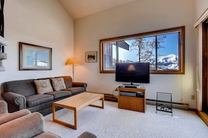 Relax and rejuvenate in the cozy living room.