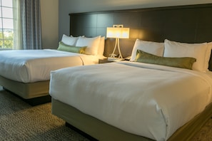 Get a peaceful night sleep in our cozy bedroom.