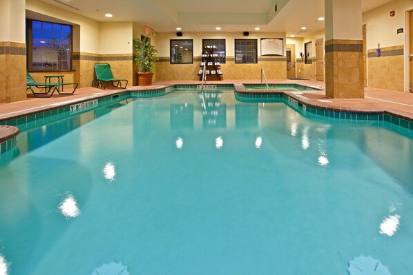 Spend time with family and friends in the indoor pool.