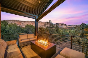 Deck with Fire Pit