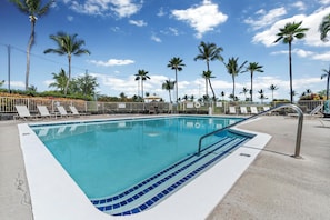Enjoy the spacious pool