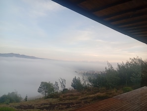 Blick von der Unterkunft