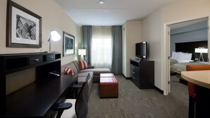 Relax and unwind in the cozy living room.