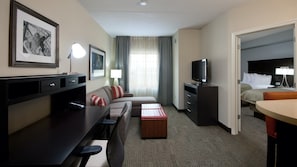 Relax and unwind in the cozy living room.