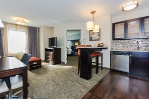 You will love this modern suite.