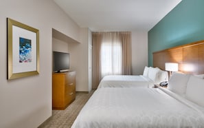 Drift to sleep in a comfortable bed after a wonderful day outside.