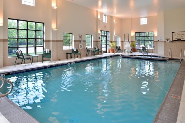 Take a dip in the pool.