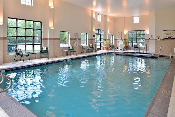 Take a dip in the pool.