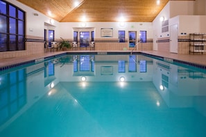 Take a dip in the pool.