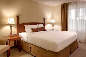 Drift to sleep in a comfortable bed after a wonderful day outside.