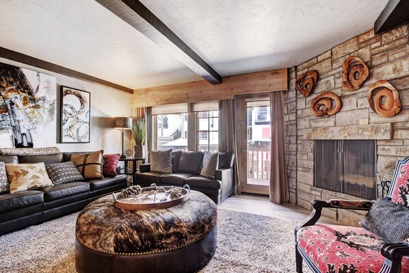Relax and unwind in the living area.