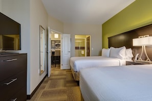 Drift to sleep in a comfortable bed after a wonderful day outside.