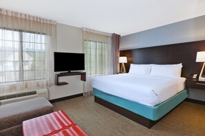 Drift to sleep in a comfortable bed after a wonderful day outside.