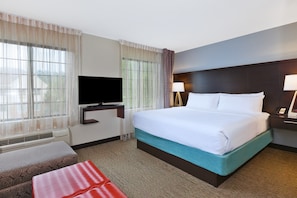Drift to sleep in a comfortable bed after a wonderful day outside.