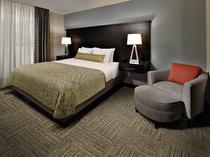 Drift to sleep in a comfortable bed after a wonderful day outside.