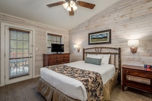 Drift to sleep in a comfortable Queen bed after a wonderful day outside.