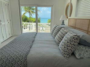 Turquoise sea view from the master King bedroom.