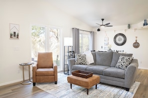 Living Room With Lots Of Natural Lighting