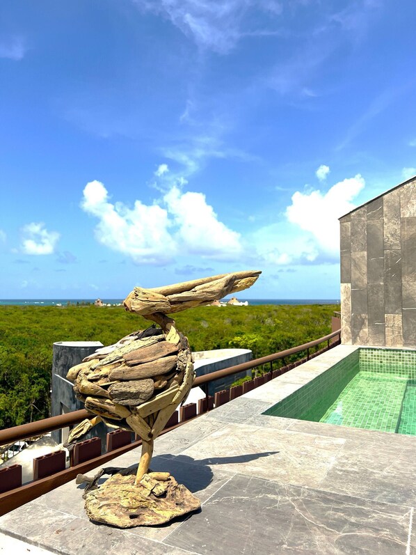 Rooftop Pool View
