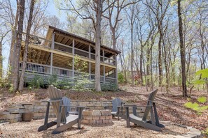 Exterior | Wood-Burning Fire Pit | 2 Furnished Decks
