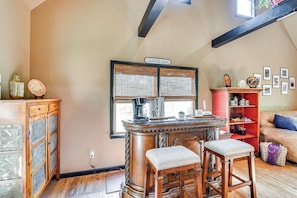 Coffee Bar | 1st Floor | Drip Coffee Maker | Mugs | Seating