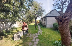 outside