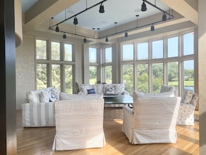 Living room filled with natual light