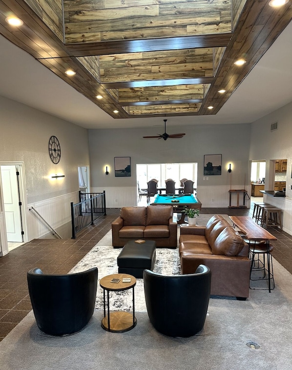 Living room from front entrance