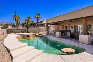 Enjoy sunny days poolside