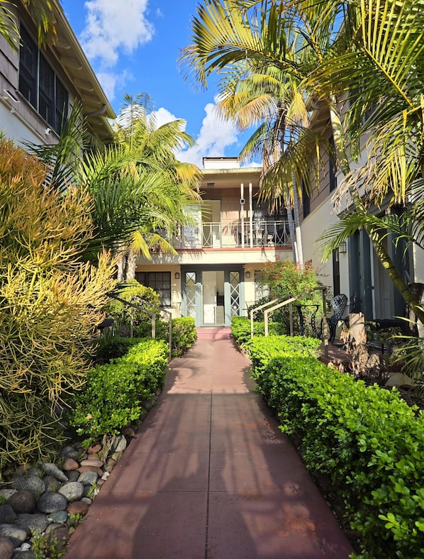 Entry courtyard