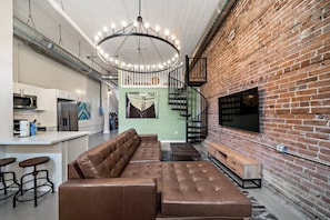 This is the main living room area of the home