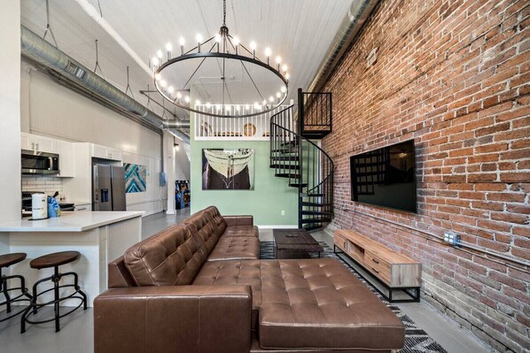 This is the main living room area of the home