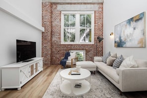Water views, Cathedral height ceiling, Smart TV...