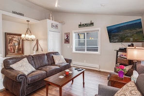 Main Level Living Room with a Smart TV and Apple TV | Main Level