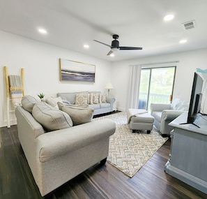 Open and spacious living room
