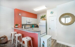 Fully stocked kitchen