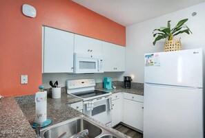 Fully stocked kitchen