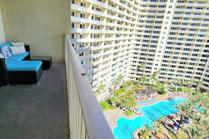 View from the balcony