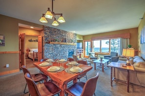 Condo Interior | Free WiFi | 2 Gas Fireplaces | Single-Story Unit