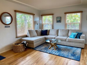Sectional Couch & Fold Out Queen Bed