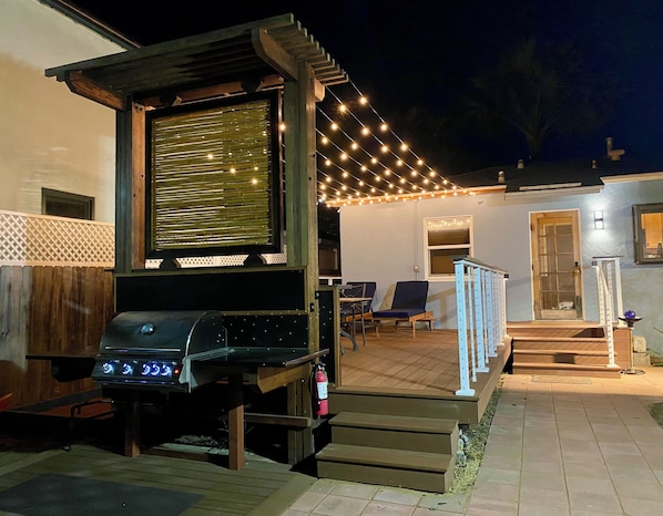 Built in BBQ