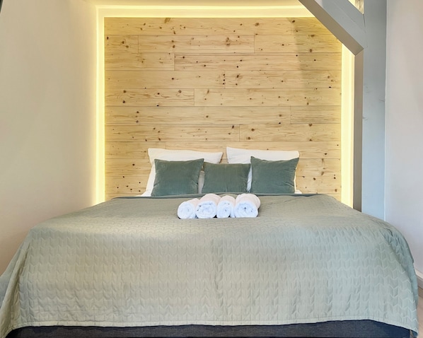 Ferienwohnung 48qm mit Balkon für max. 3 Personen-Schlafbereich