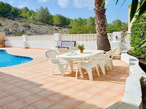 Schwimmbad des Ferienhauses