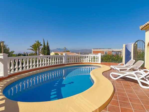 Schwimmbad des Ferienhauses