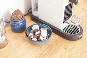 Kaffe och/eller kaffebryggare
